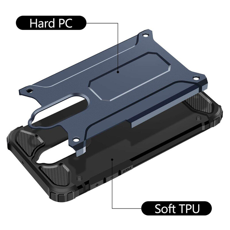 Husa Huawei Mate 10 Lite Mobster Hybrid Armor - Argintiu
