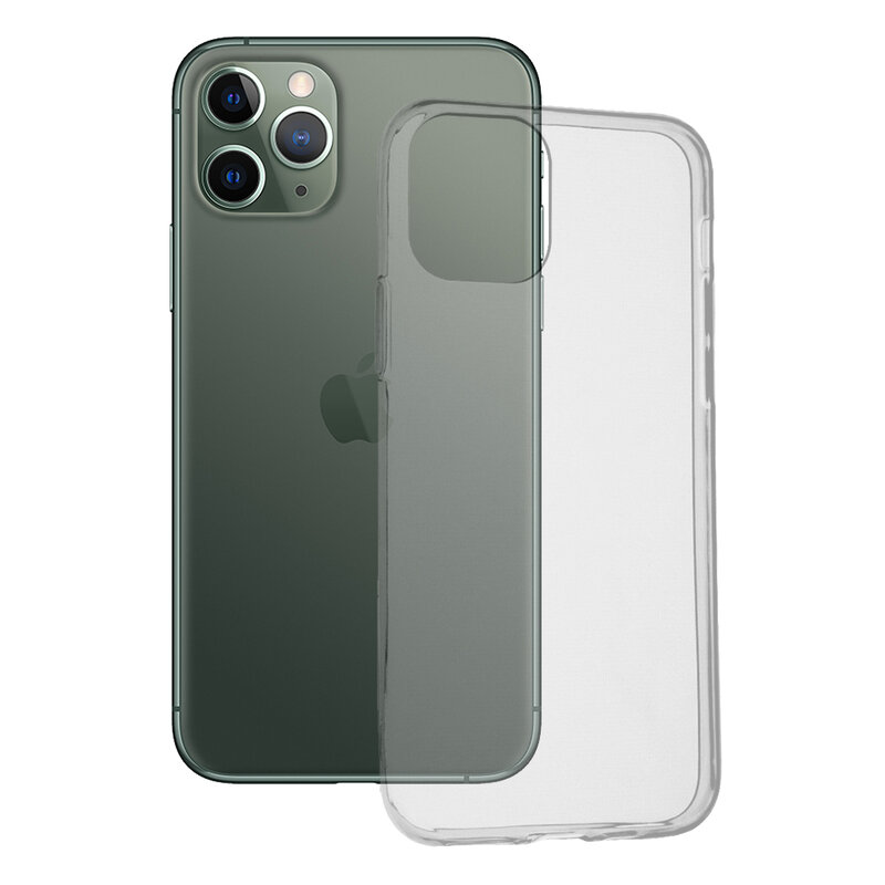 Husa iPhone 11 Pro Techsuit Clear Silicone, transparenta