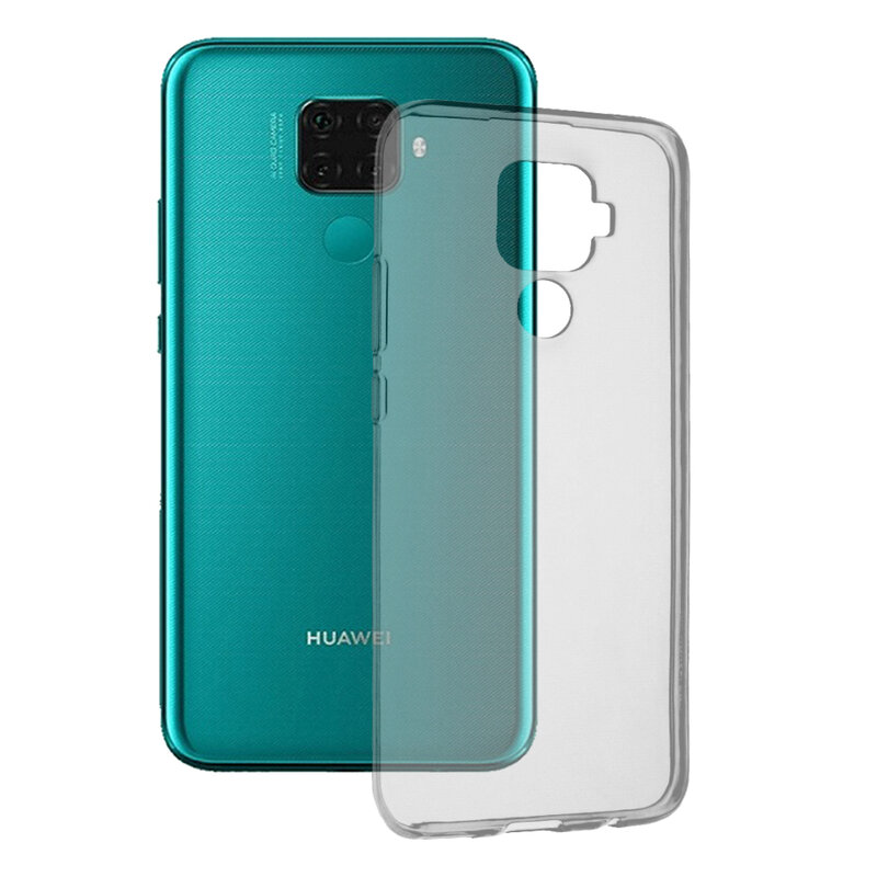 Husa Huawei Mate 30 Lite Techsuit Clear Silicone, transparenta