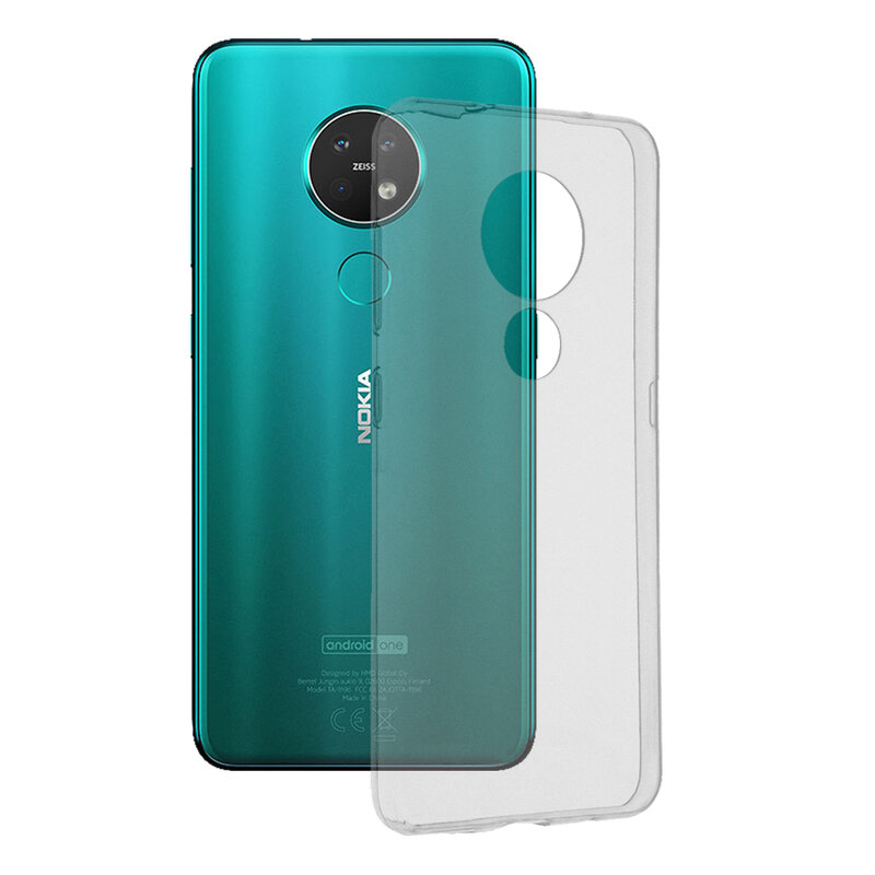 Husa Nokia 7.2 Techsuit Clear Silicone, transparenta