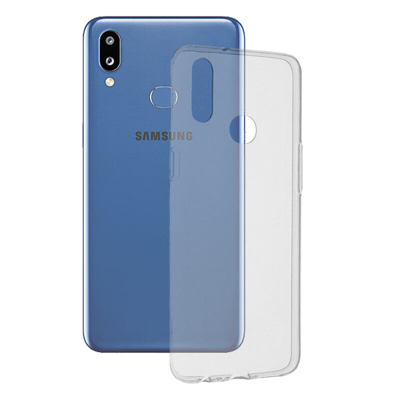 Husa Samsung Galaxy M01s Techsuit Clear Silicone, transparenta