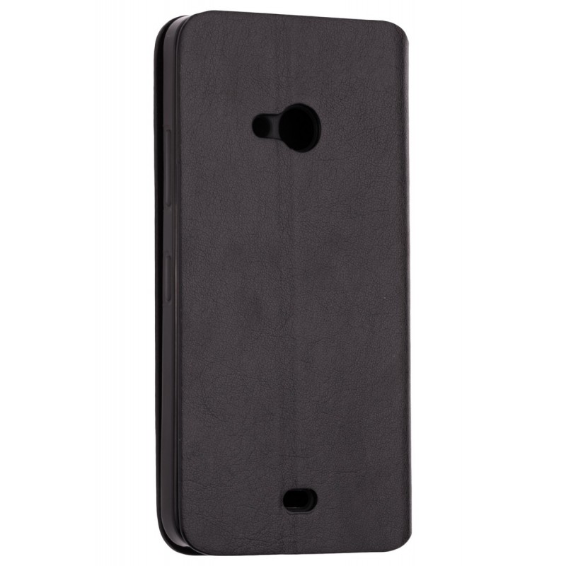 Husa Microsoft Lumia 540 Toc Flip Carte Negru