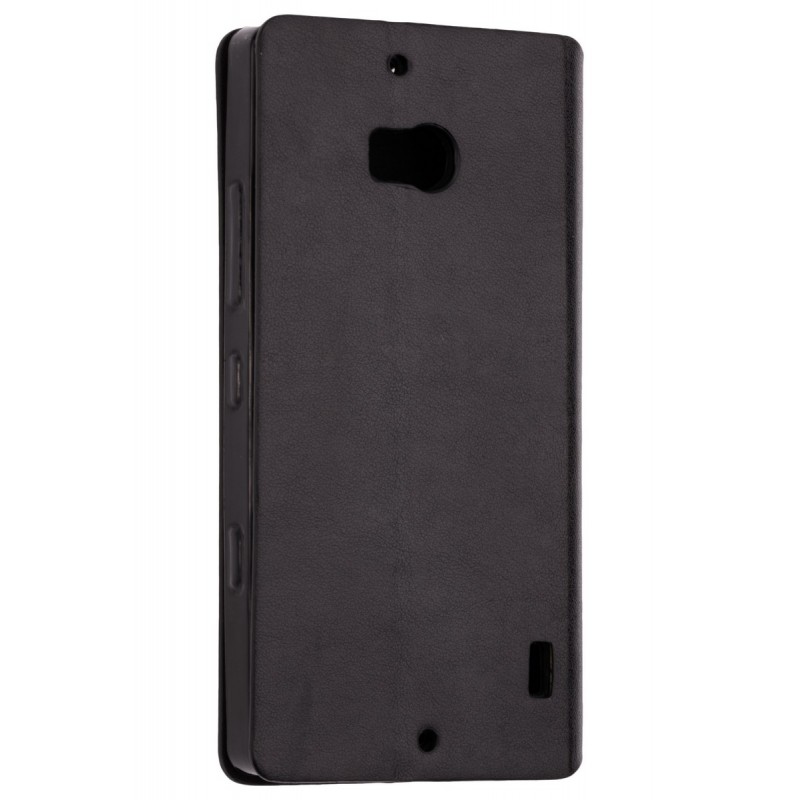 Husa Nokia Lumia 930 Toc Flip Carte Negru