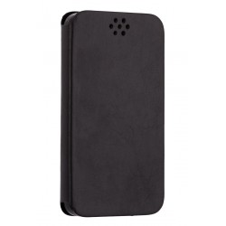 Husa Alcatel OneTouch X'Pop OT-5035D / OT-5035E Toc Flip Carte Negru