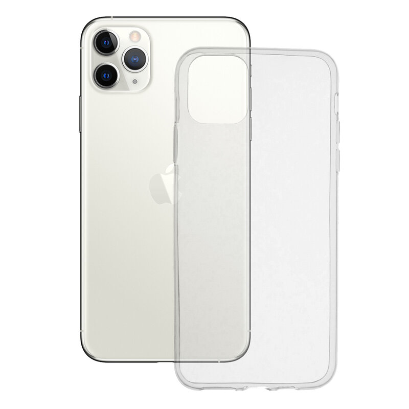 Husa iPhone 11 Pro Max Techsuit Clear Silicone, transparenta