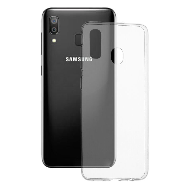 Husa Samsung Galaxy A30 Techsuit Clear Silicone, transparenta