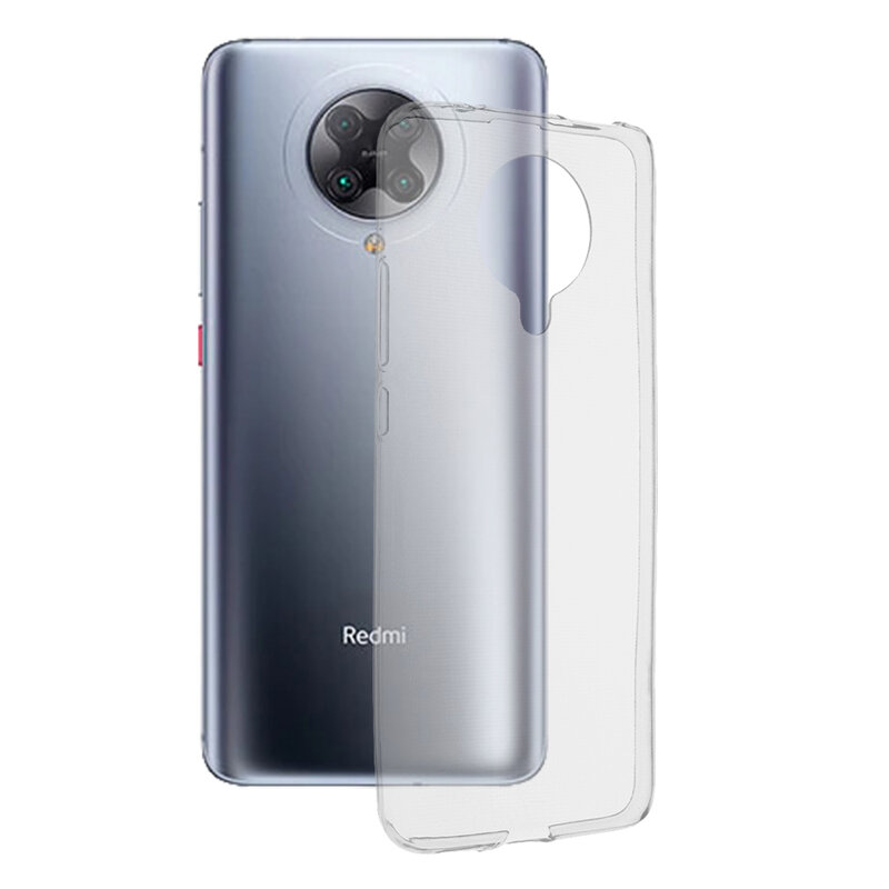 Husa Xiaomi Poco F2 Pro Techsuit Clear Silicone, transparenta
