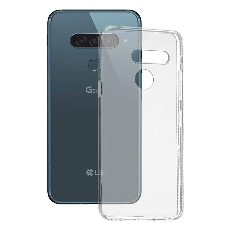 Husa LG G8s Thinq Techsuit Clear Silicone, transparenta