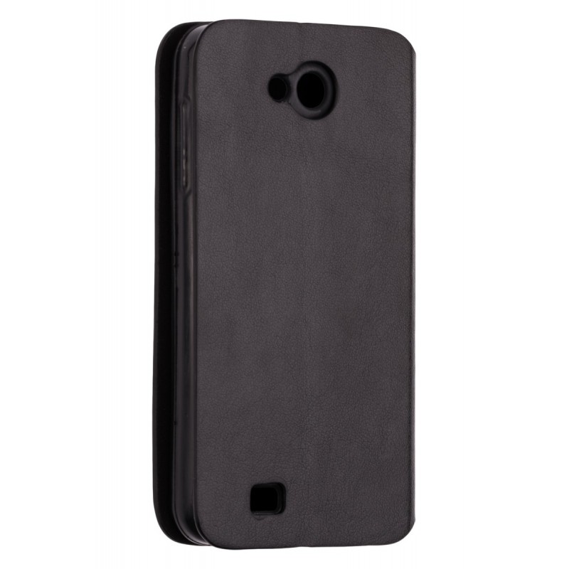 Husa GoClever QUANTUM 4 Toc Flip Carte Negru