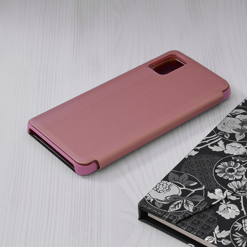 Husa Samsung Galaxy A31/ A51 Flip Standing Cover, roz