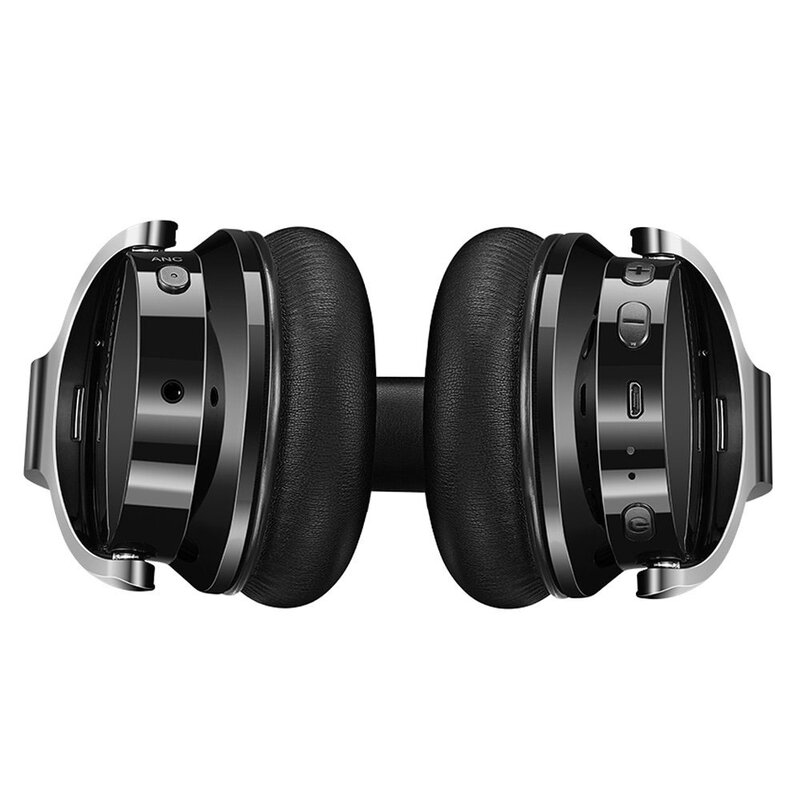 Casti wireless over-ear Ausdom ANC8, active noise cancelling, negru