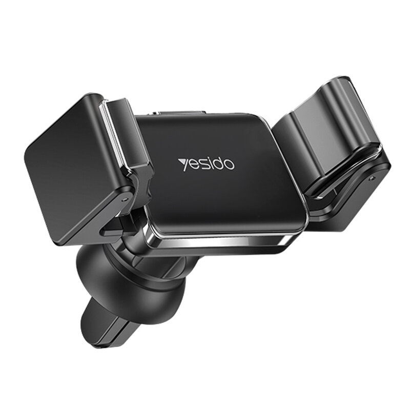 Suport telefon auto Yesido C114, prindere grila ventilatie, negru