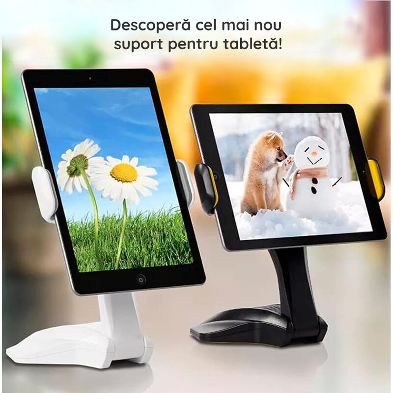 Suport tableta birou, stand telefon universal Yesido C21, negru