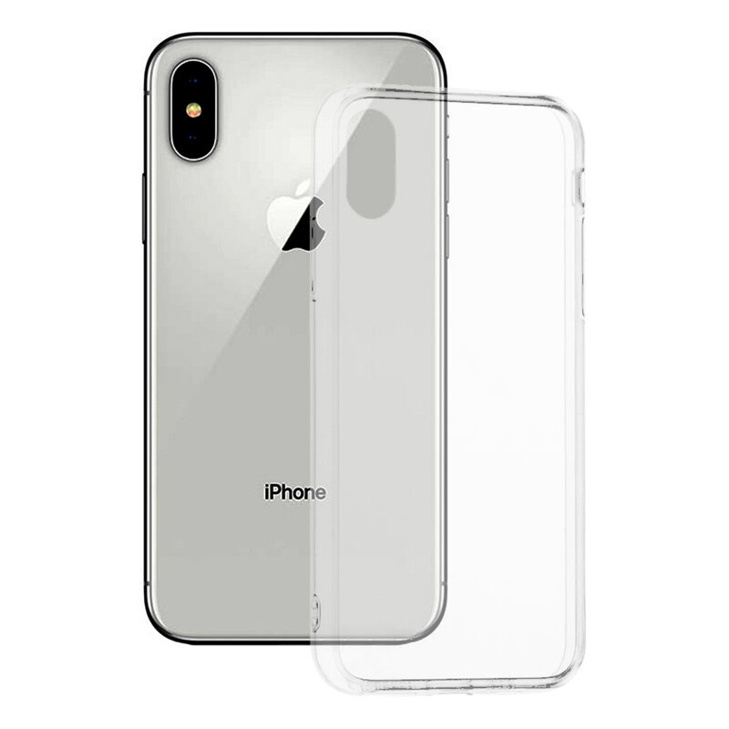 Husa iPhone XS Techsuit Clear Silicone, transparenta