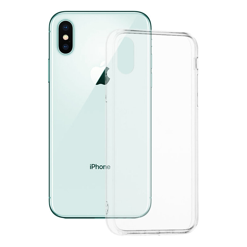 Husa iPhone X, iPhone 10 Techsuit Clear Silicone, transparenta