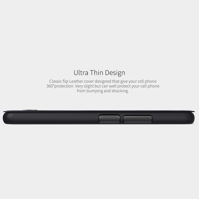 Husa Xiaomi Mi 11 Lite Nillkin QIN Leather, maro