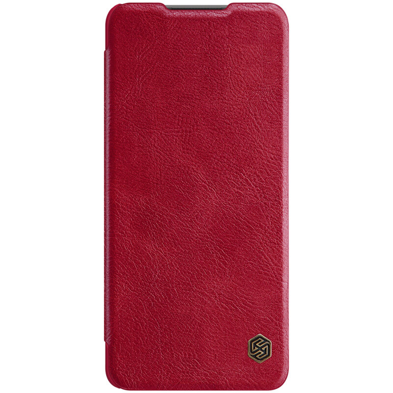 Husa Xiaomi Redmi Note 10 Pro Nillkin QIN Leather, rosu
