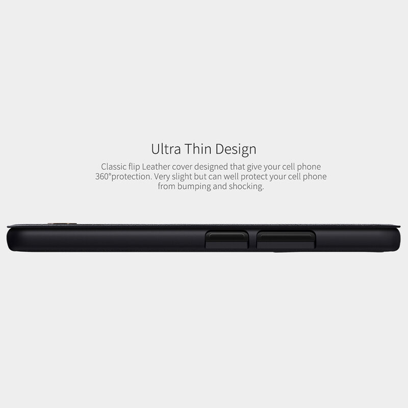 Husa Xiaomi Poco F3 Nillkin QIN Leather, rosu