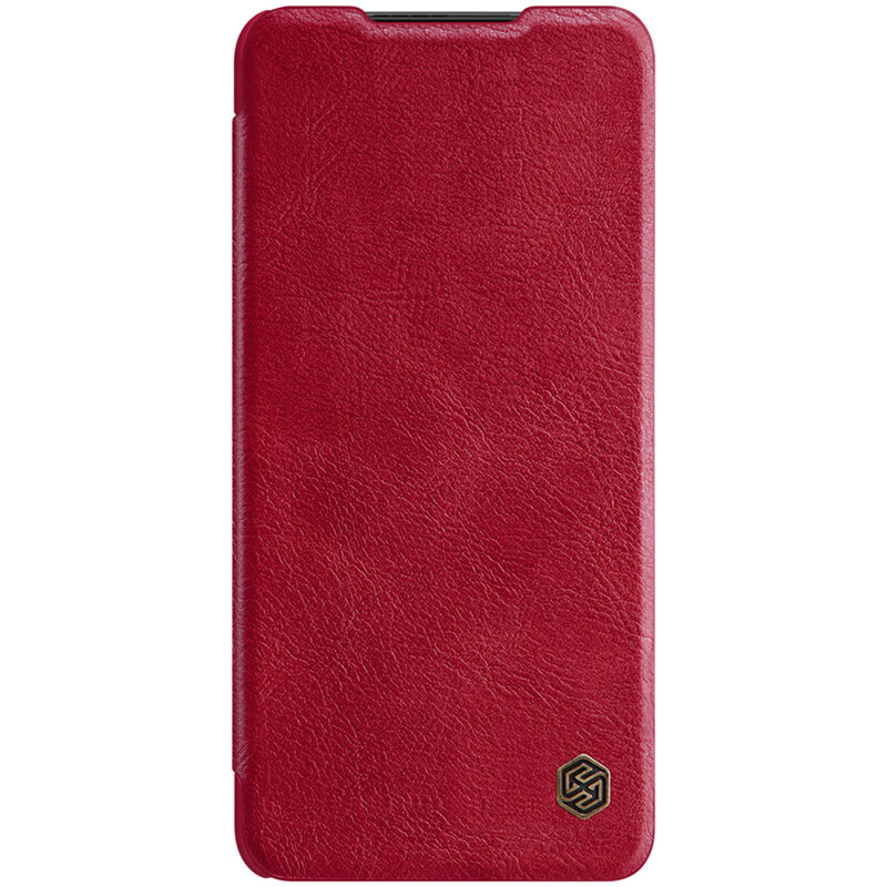 Husa Xiaomi Poco F3 Nillkin QIN Leather, rosu