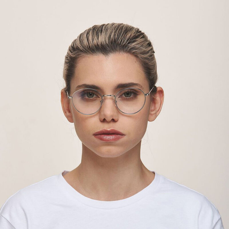 Ochelari de protectie calculator impotriva luminii albastre Meller Yster, argintiu