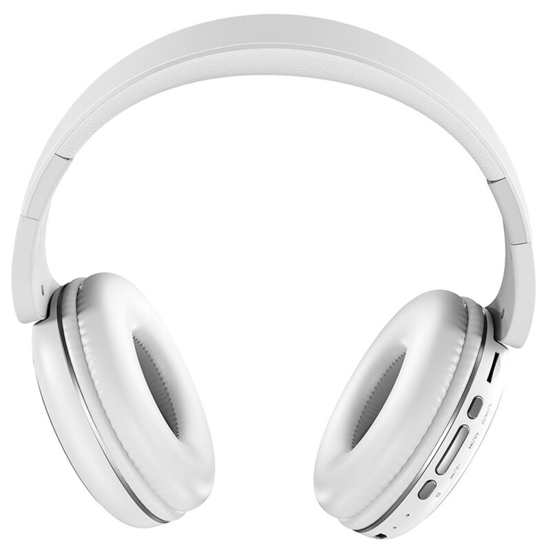 Casti wireless on-ear Hoco W23, Bluetooth, Jack 3.5mm, alb
