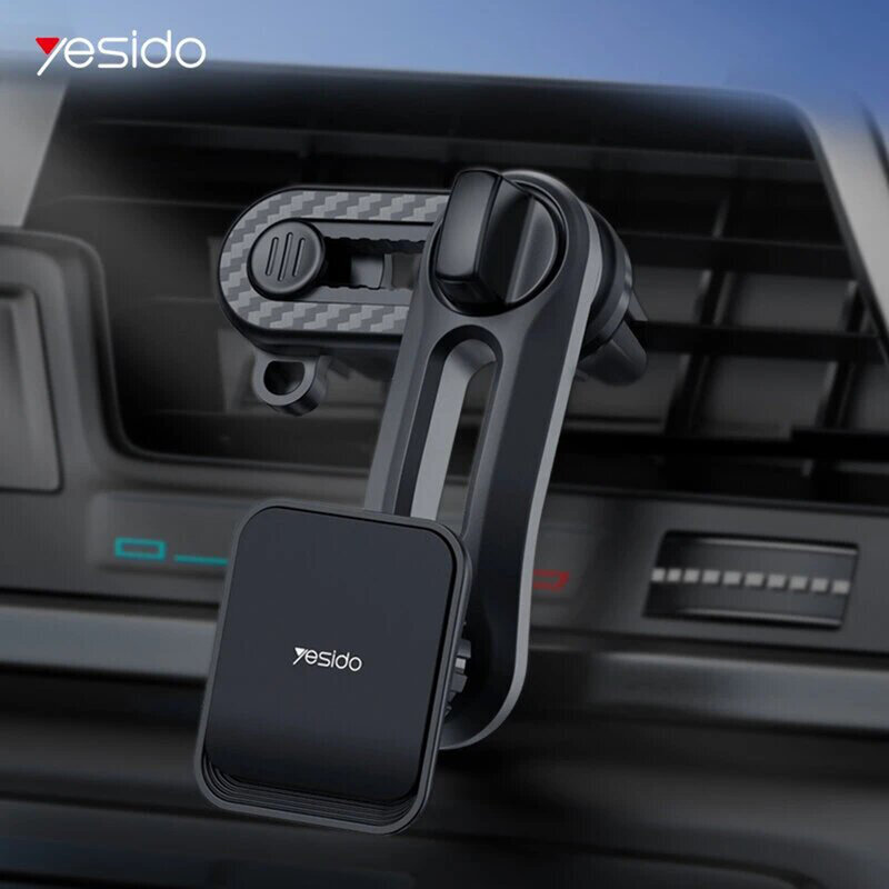 Suport telefon auto magnetic grila ventilatie Yesido C106, negru