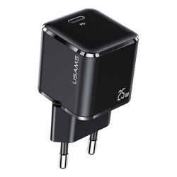 Incarcator priza Usams T42 Type-C PD25W, Fast Charge, negru, US-CC140
