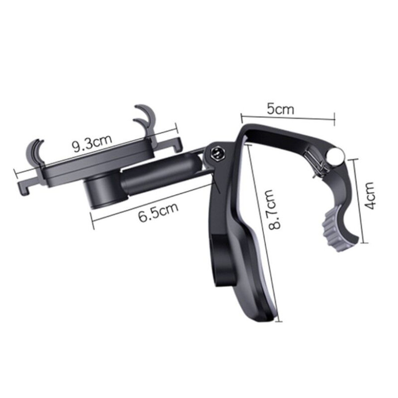 Suport telefon auto aligator, clema prindere bord Yesido C101