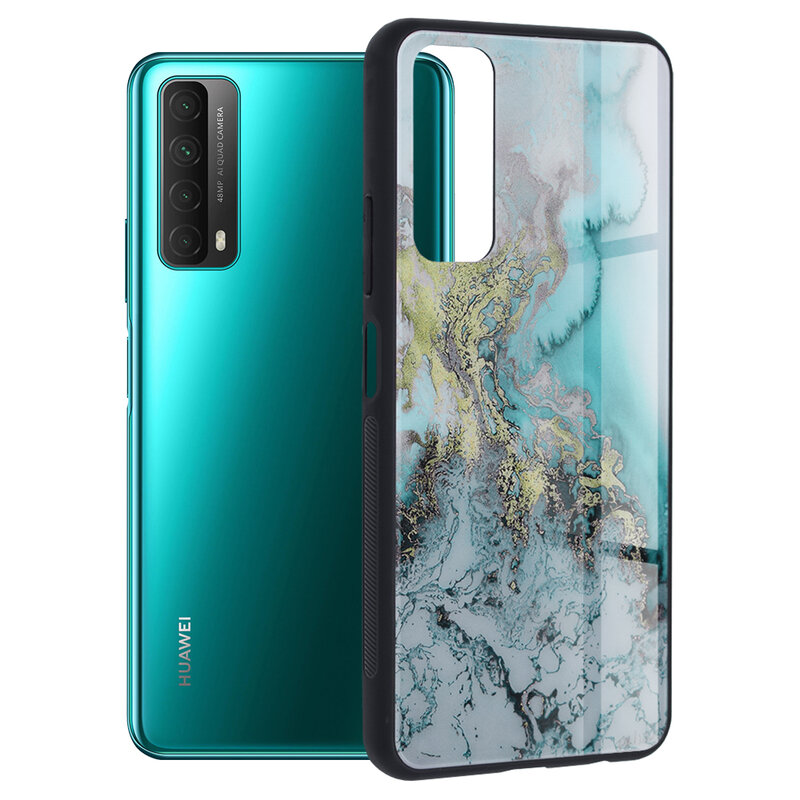 Husa Huawei P Smart 2021 Techsuit Glaze, Blue Ocean