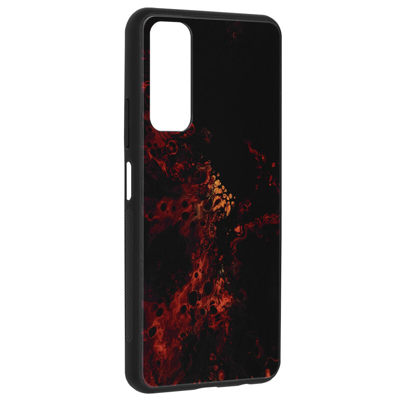 Husa Huawei P Smart 2021 Techsuit Glaze, Red Nebula