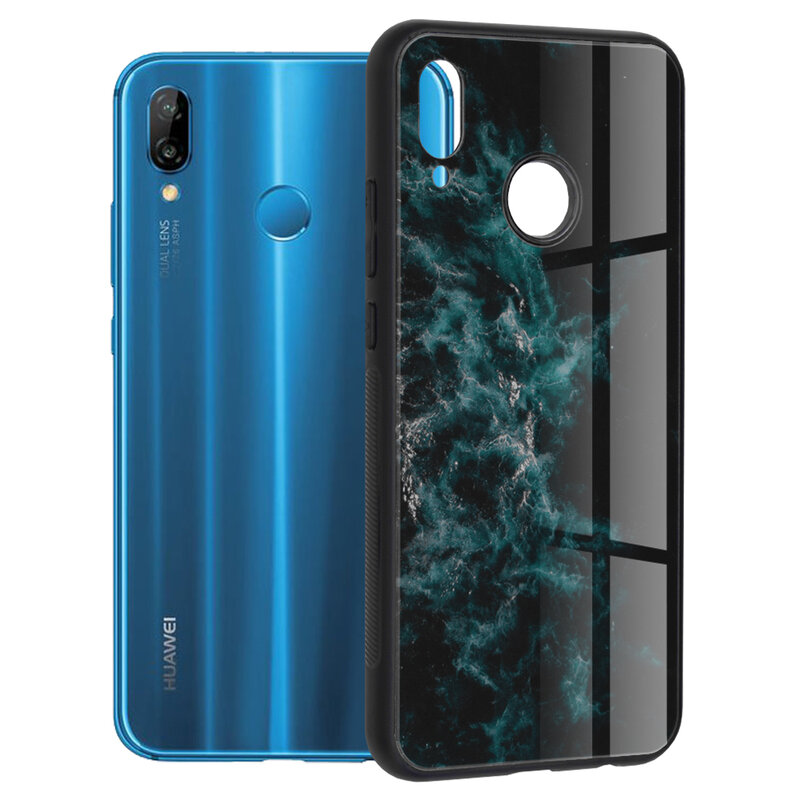 Husa Huawei P20 Lite Techsuit Glaze, Blue Nebula