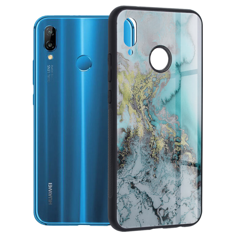 Husa Huawei P20 Lite Techsuit Glaze, Blue Ocean