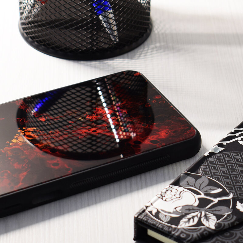 Husa Huawei Nova 5T Techsuit Glaze, Red Nebula