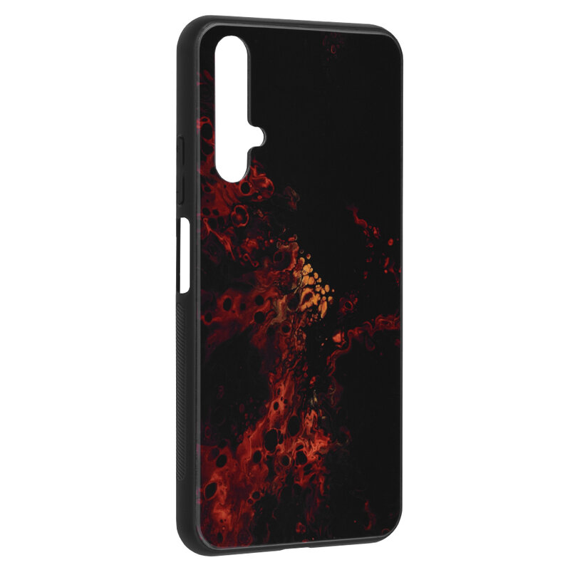 Husa Huawei Nova 5T Techsuit Glaze, Red Nebula