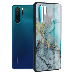 Husa Huawei P30 Pro Techsuit Glaze, Blue Ocean