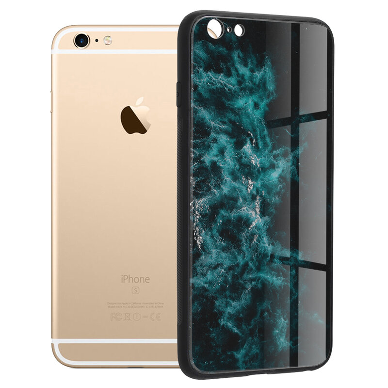 Husa iPhone 6 Plus / 6s Plus Techsuit Glaze, Blue Nebula