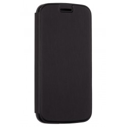 Husa Motorola Moto E3 Toc Flip Carte Negru NFT
