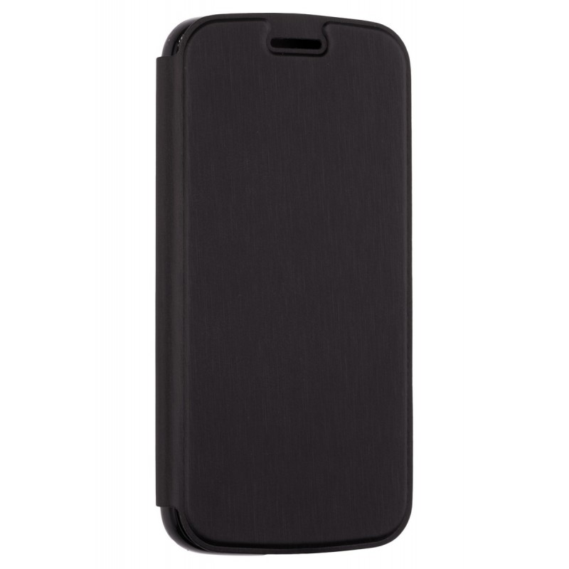 Husa Motorola Moto E3 Toc Flip Carte Negru NFT