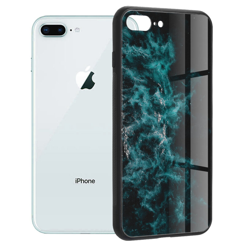 Husa iPhone 7 Plus Techsuit Glaze, Blue Nebula
