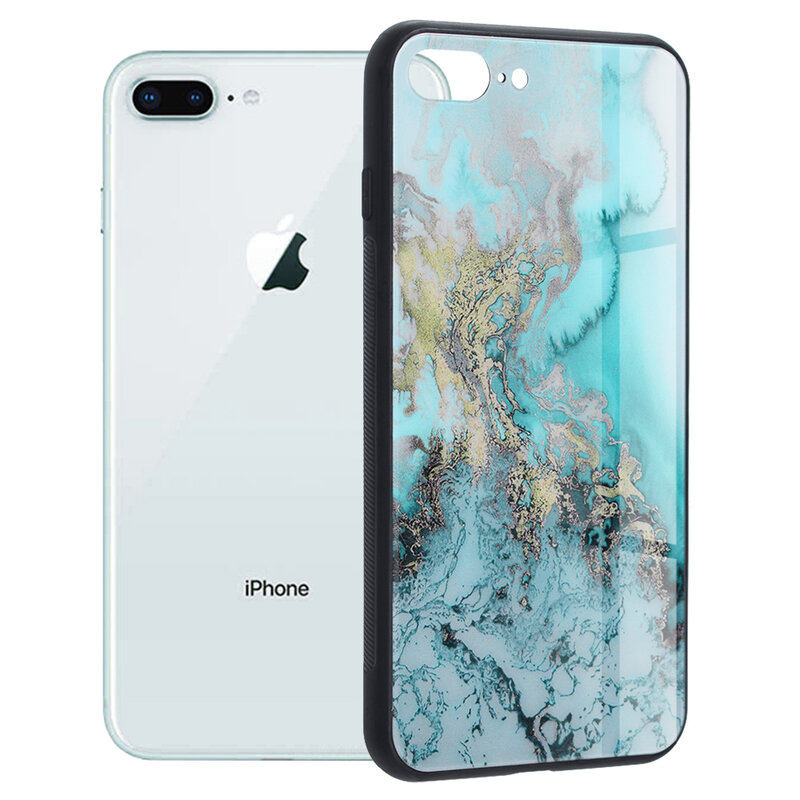 Husa iPhone 7 Plus Techsuit Glaze, Blue Ocean