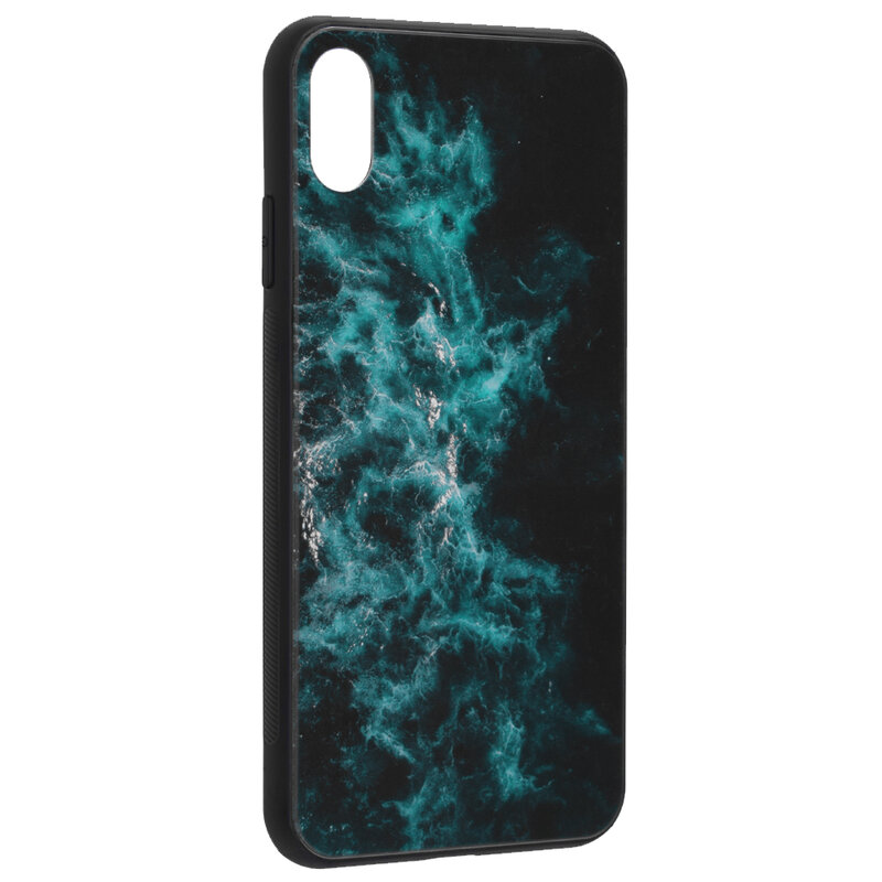 Husa iPhone XS Techsuit Glaze, Blue Nebula