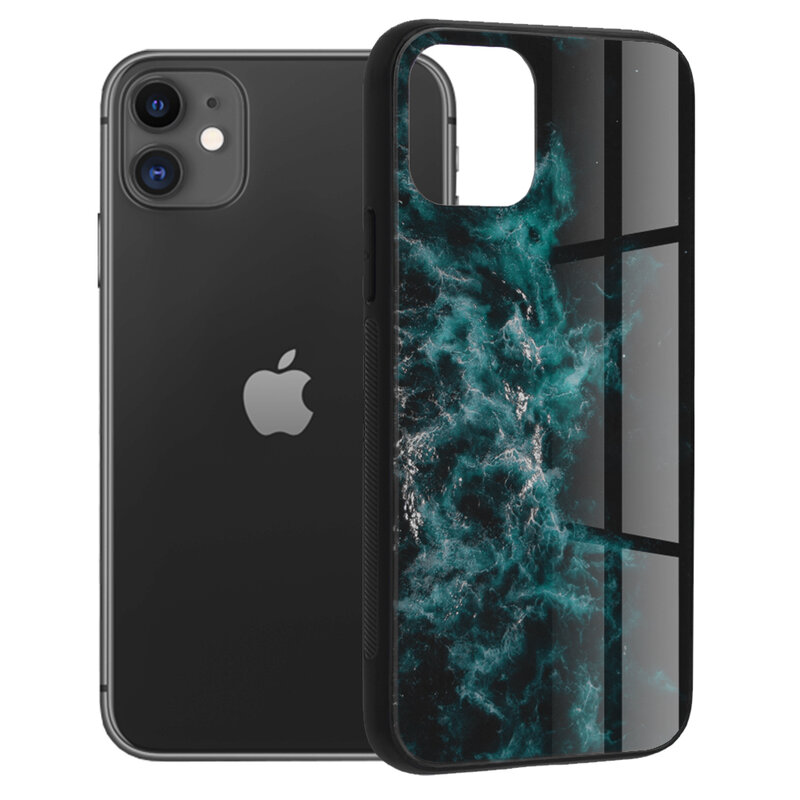Husa iPhone 11 Techsuit Glaze, Blue Nebula