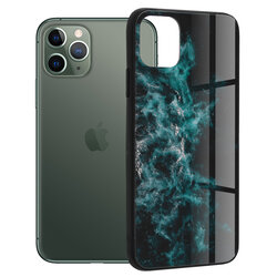 Husa iPhone 11 Pro Techsuit Glaze, Blue Nebula