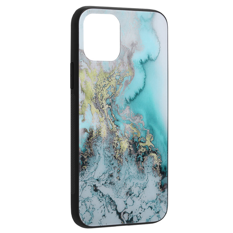 Husa iPhone 11 Pro Techsuit Glaze, Blue Ocean