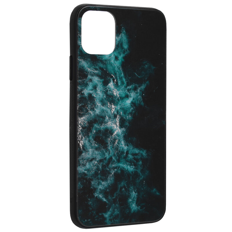 Husa iPhone 11 Pro Max Techsuit Glaze, Blue Nebula