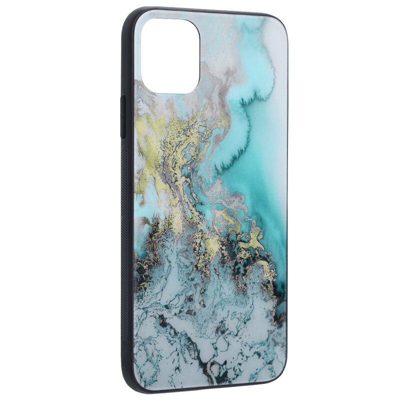 Husa iPhone 11 Pro Max Techsuit Glaze, Blue Ocean
