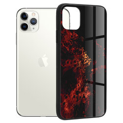 Husa iPhone 11 Pro Max Techsuit Glaze, Red Nebula