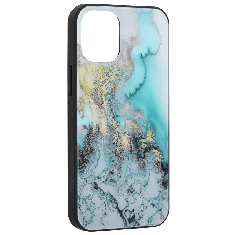 Husa iPhone 12 mini Techsuit Glaze, Blue Ocean