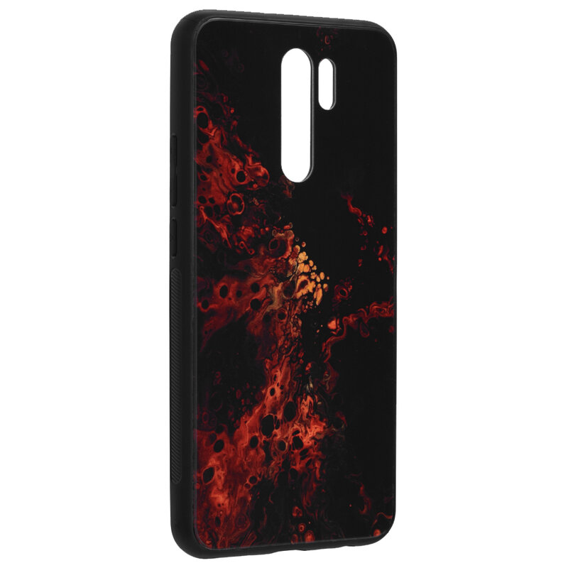 Husa Xiaomi Redmi 9 Techsuit Glaze, Red Nebula