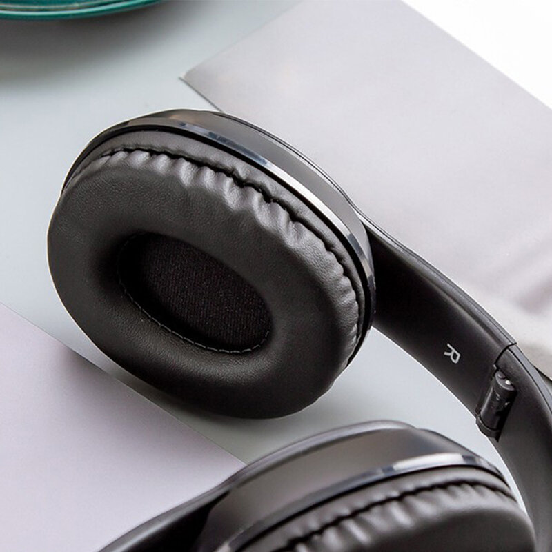 Casti on-ear Gjby, extra bass, sunet stereo, negru, GJ-31